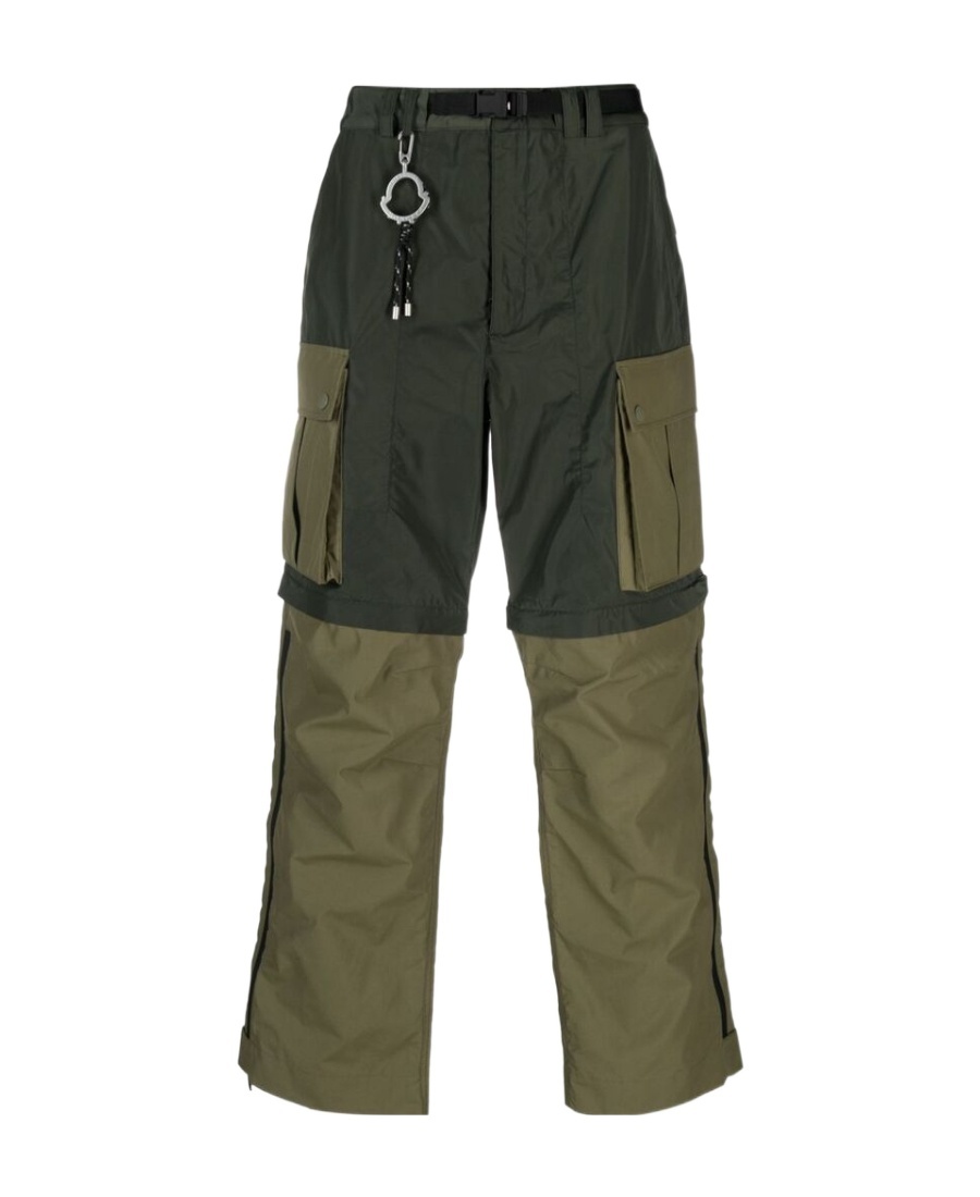 Moncler Belt Ring Casual Pants In Black