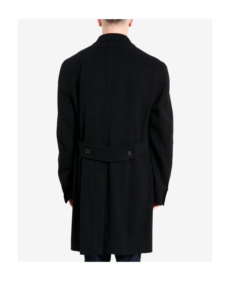 Shop Tagliatore Single-breasted Coat In Black