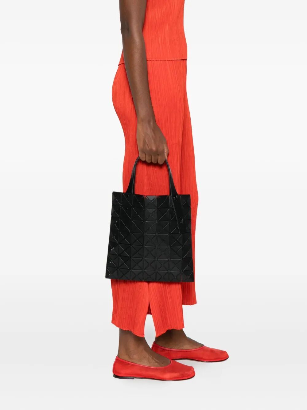 Bao Bao Issey Miyake Prism Geometric-pattern Tote Bag In Black