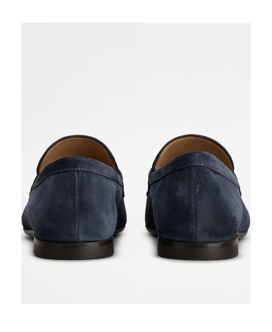 Tod's Mens Tods Mocassino Destrut 13l Suede Loafers In Black
