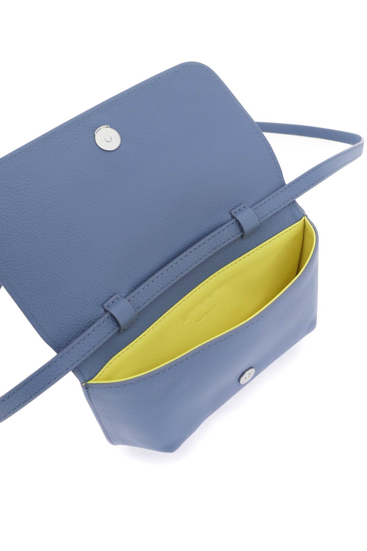 Marni Logo-embroidered Leather Belt Bag