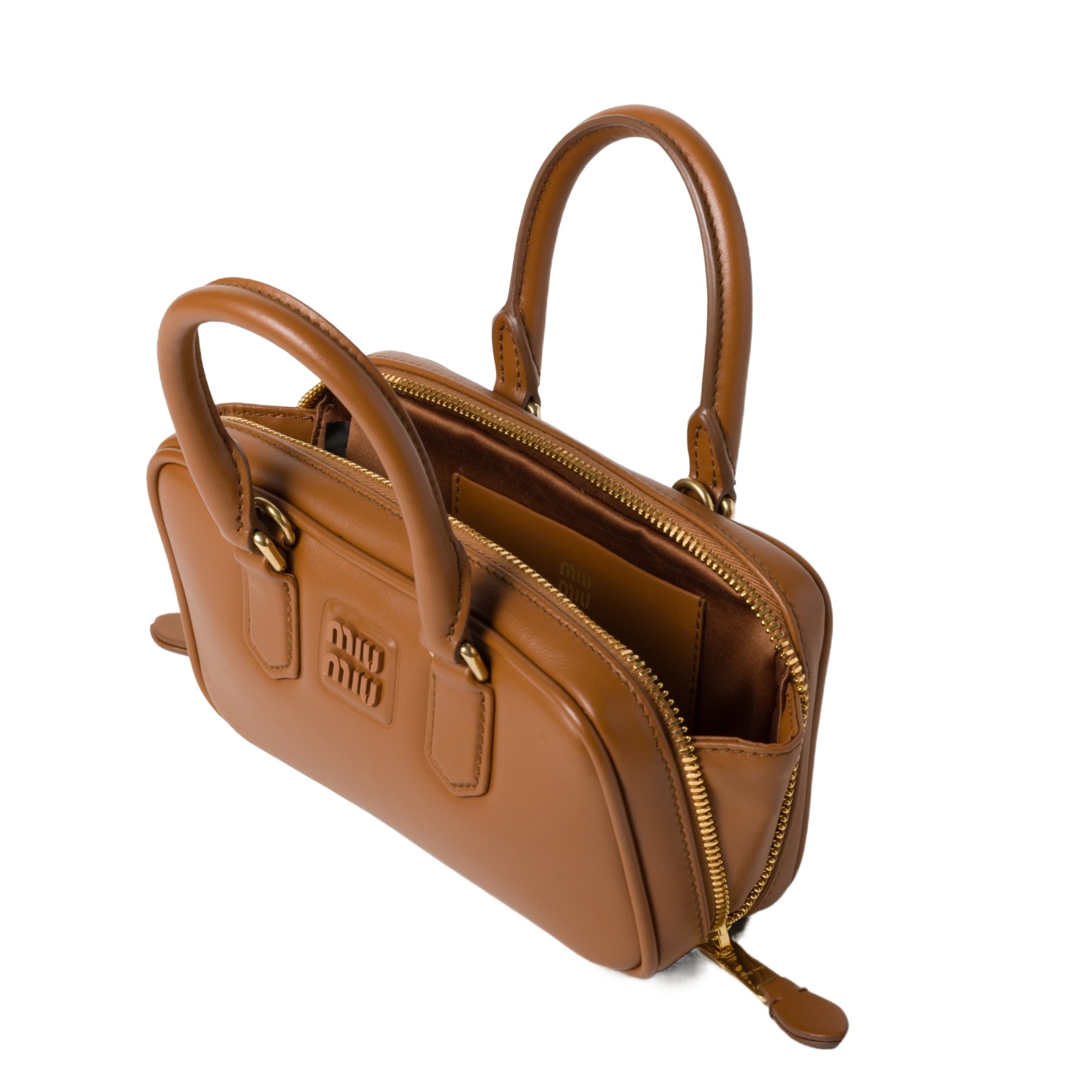 Miu Miu Arcadie Mini Bag In Brown