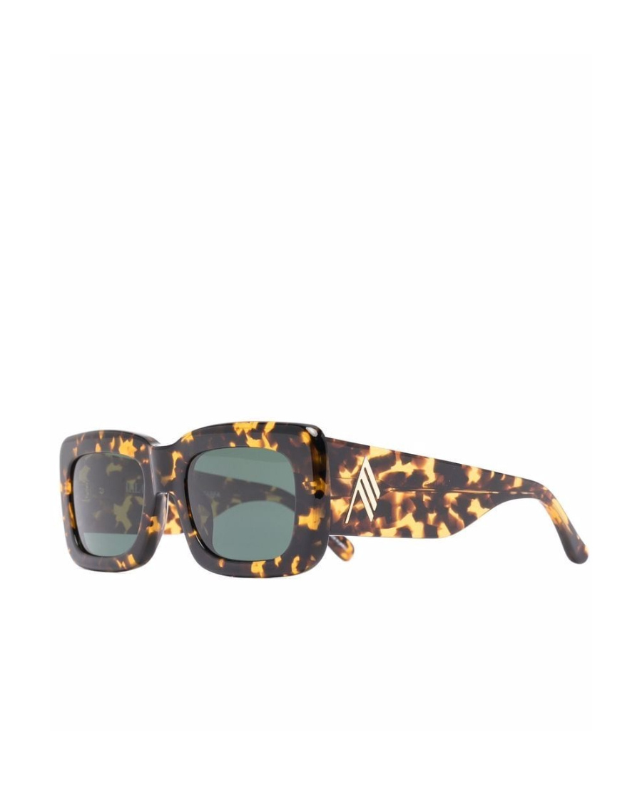 Attico Marfa Squared Acetate Sunglasses In Black
