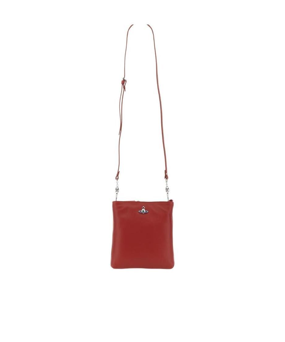 Vivienne Westwood Logo Shoulder Bag In Red