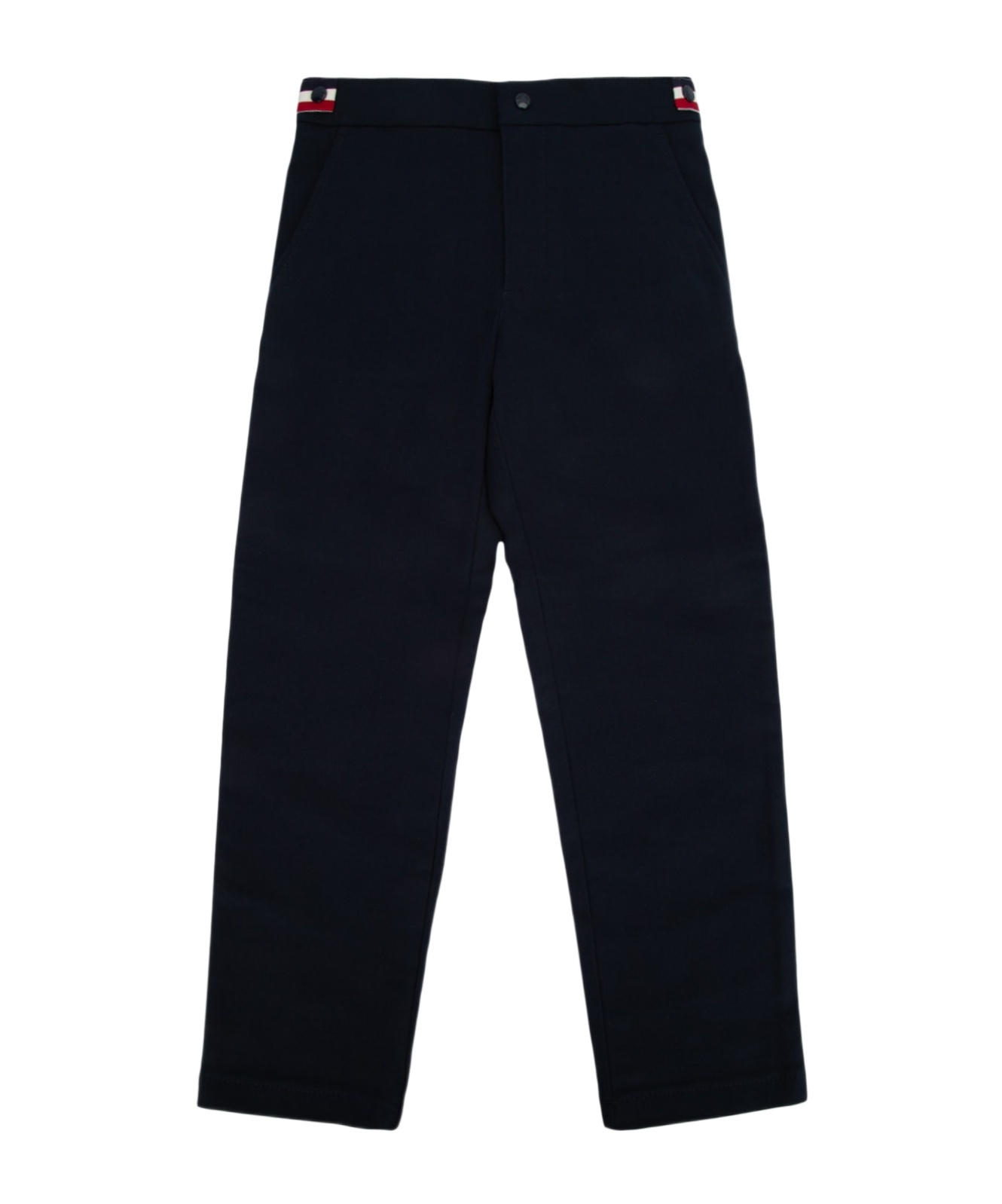 Moncler Enfant Straight-leg Trousers In Blue