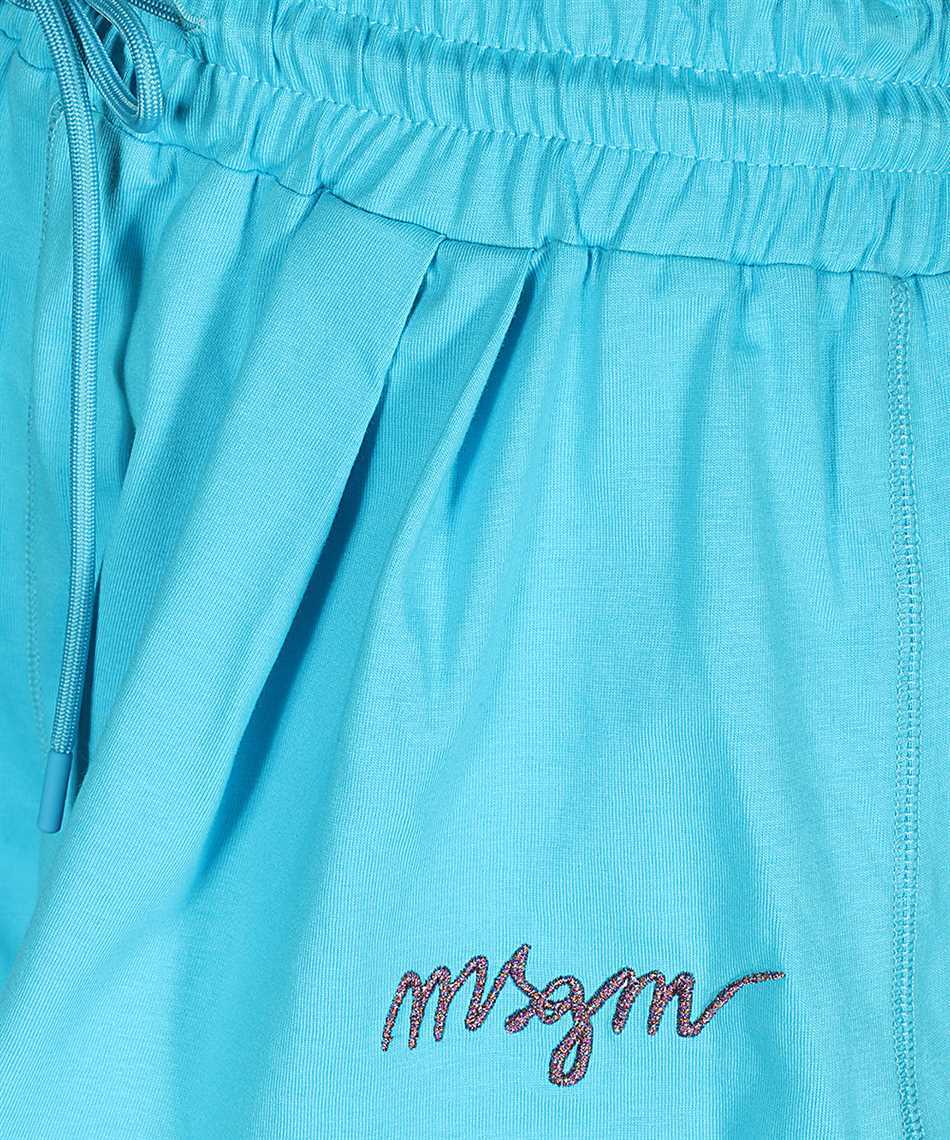 Msgm Loose Waist Shorts In Blue