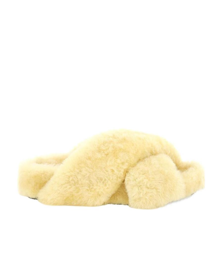 Jil Sander Off-white Oversized Wrapped Sandals In Yellow