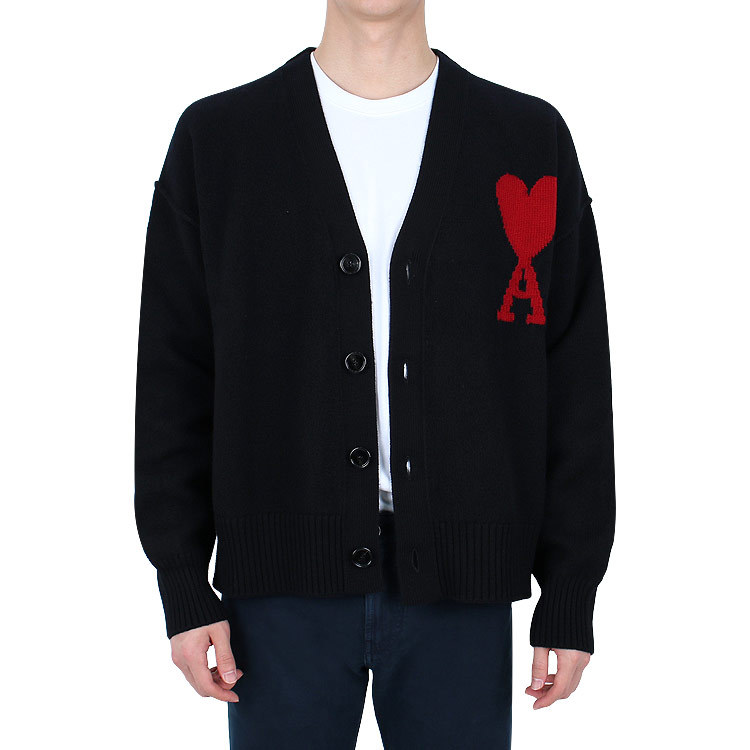 Ami Alexandre Mattiussi Ami Paris Sweaters In Black