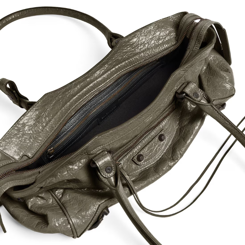 Balenciaga Women's Le City Bag East-west In Army Green In Green