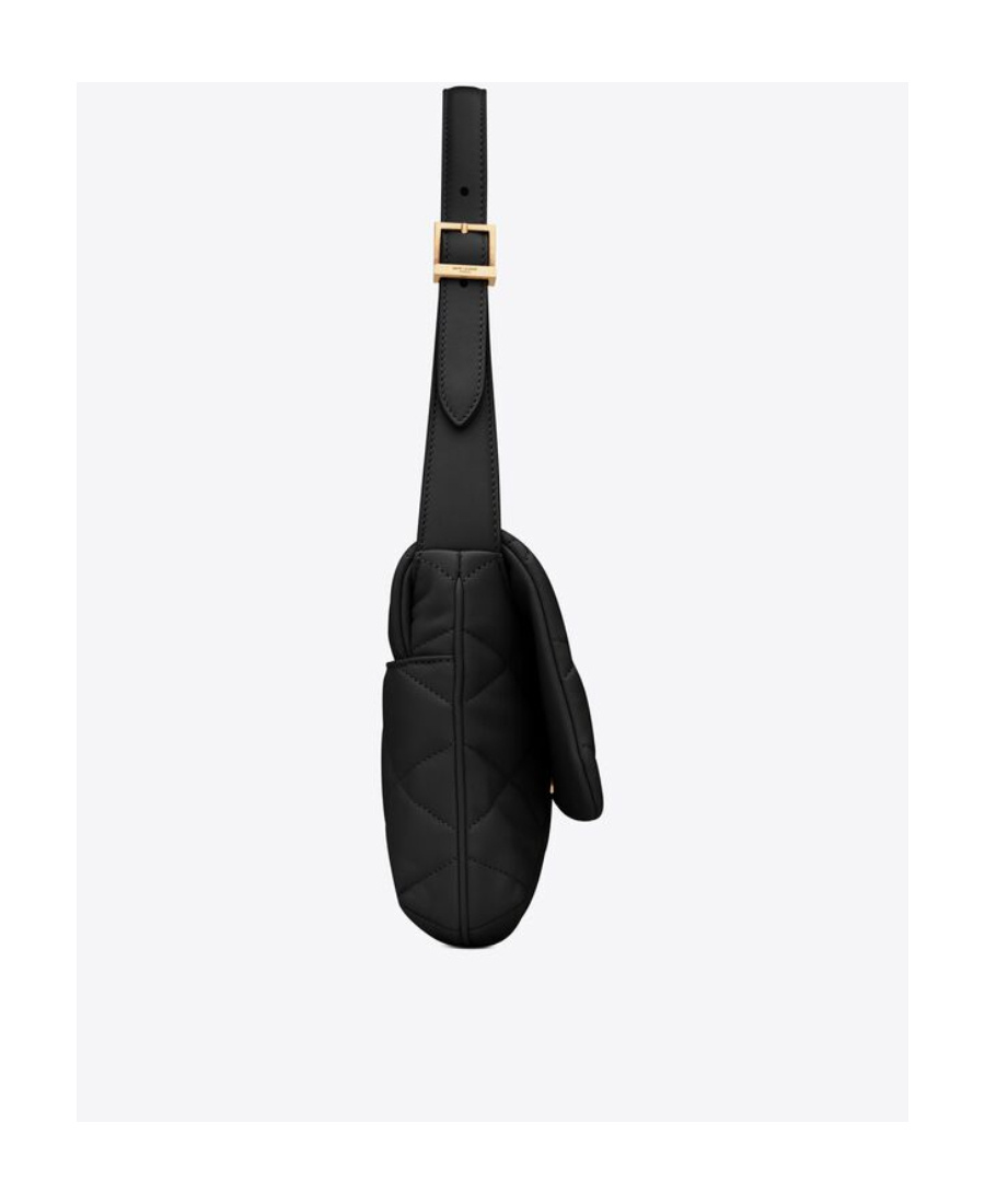 Saint Laurent Le 57 Quilted Shoulder Bag In Black