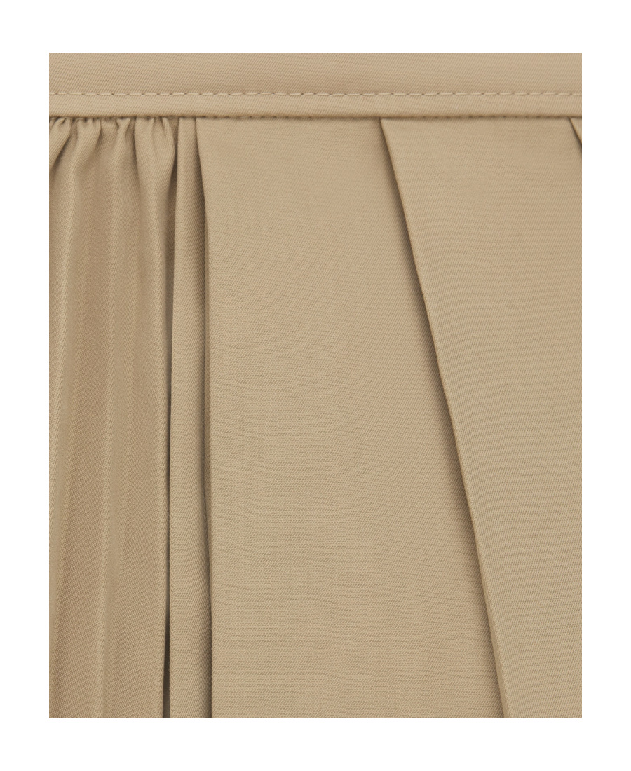 Dior Wrap Pleated Skirt In Nude