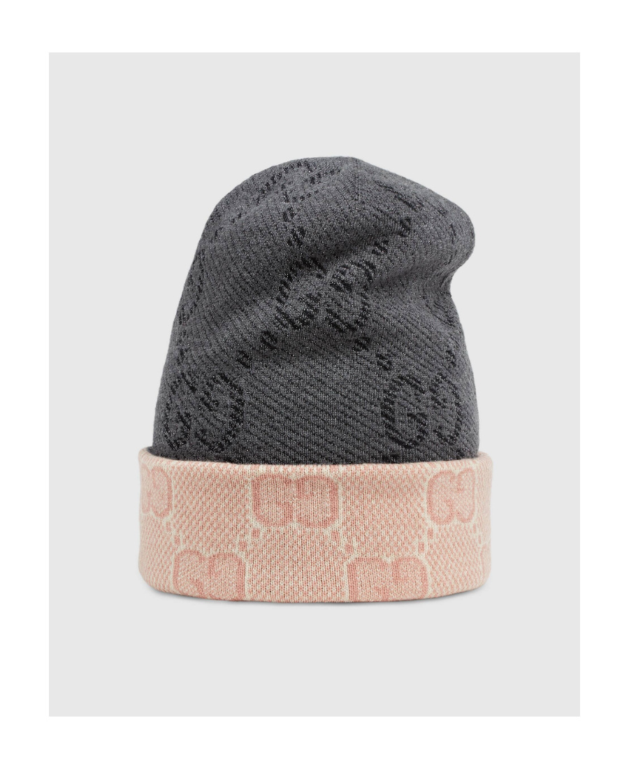 Gucci Gg Wool Beanie In Black