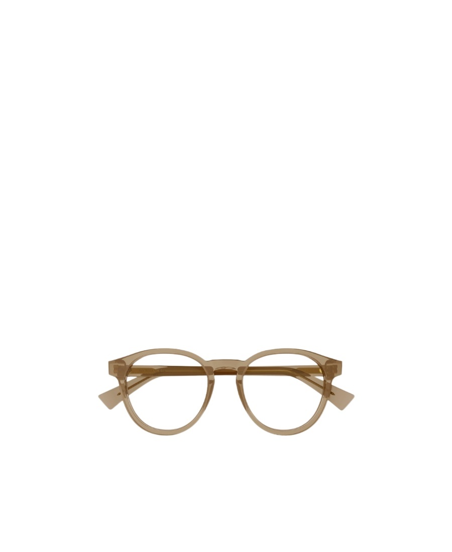 Bottega Veneta Round Frame Eyeglasses In Nude