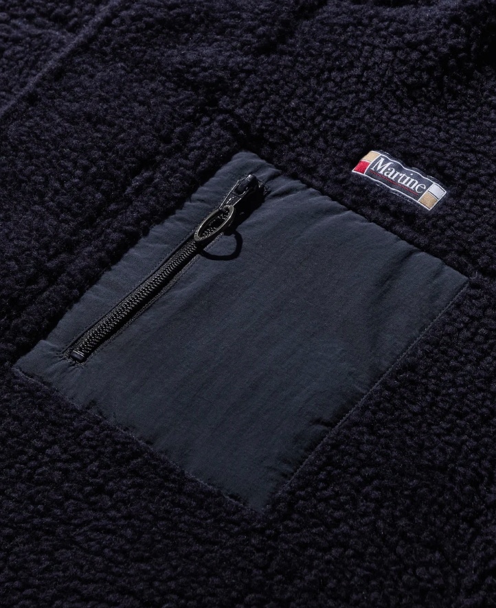 Shop Martine Rose Fleece Jacket In Black