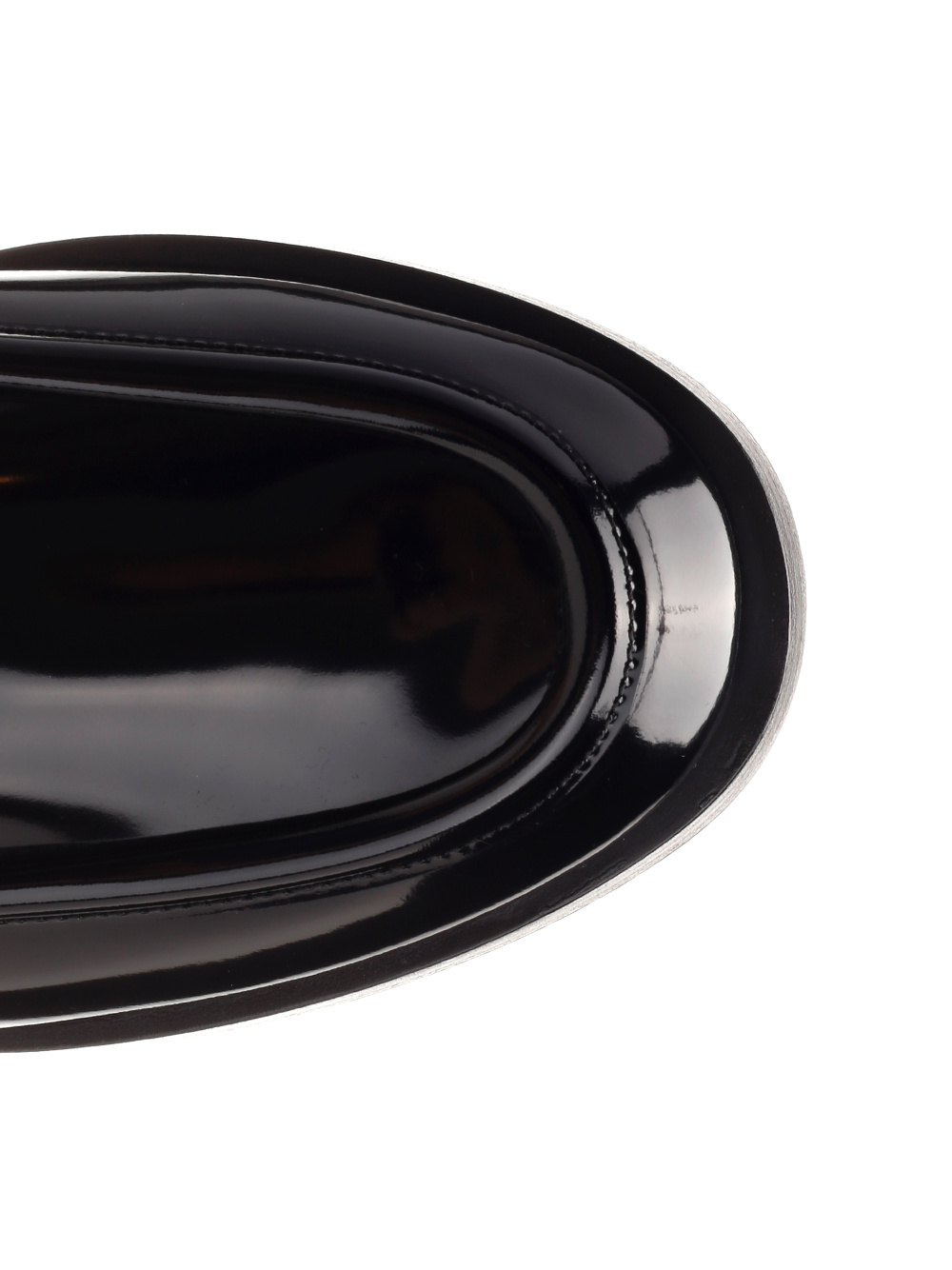 Dolce & Gabbana Polished Calfskin Loafers In Black