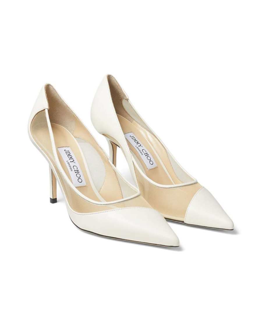 Jimmy Choo Love 85 Pumps In White