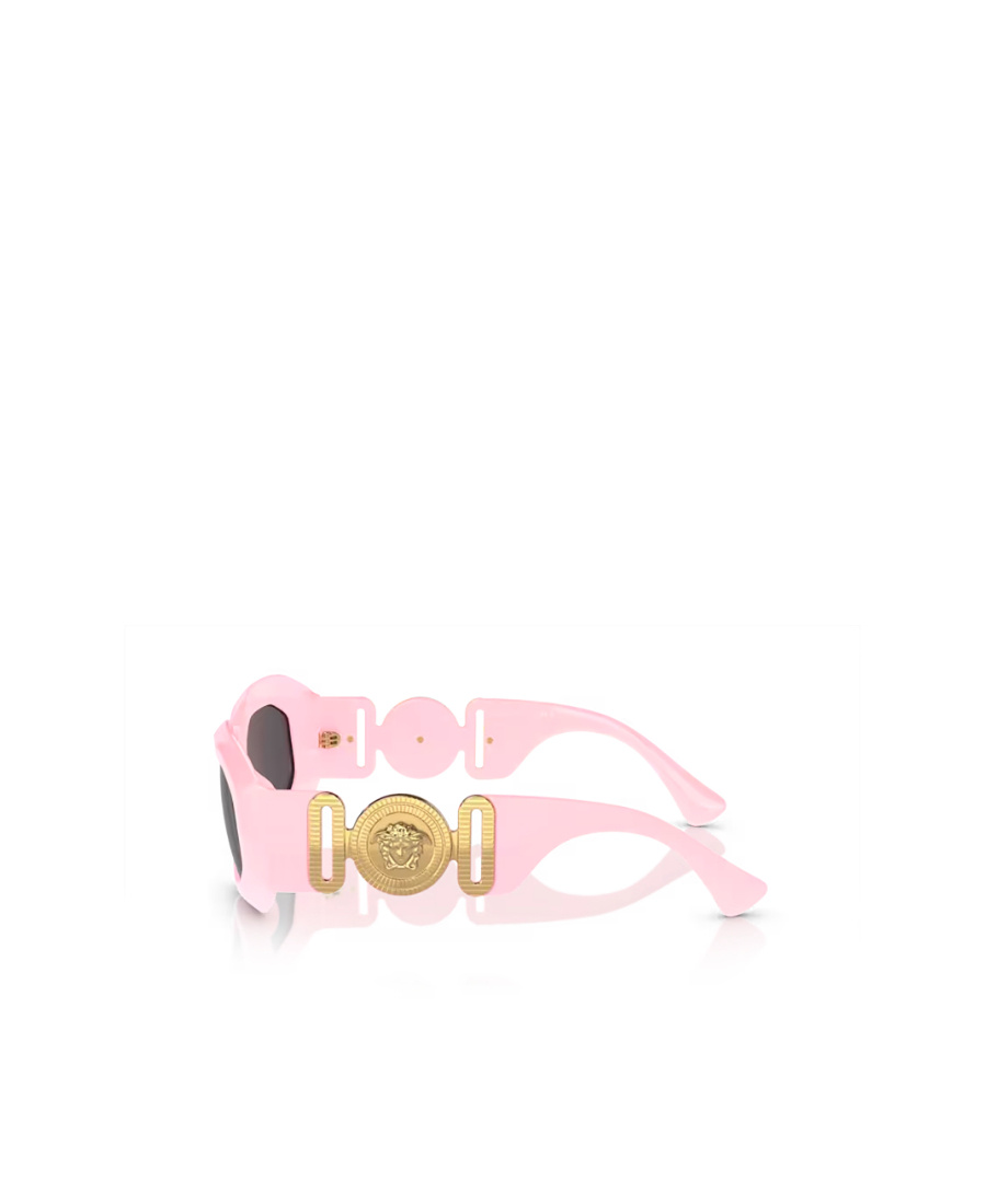 Versace Logo Sunglasses In Pink