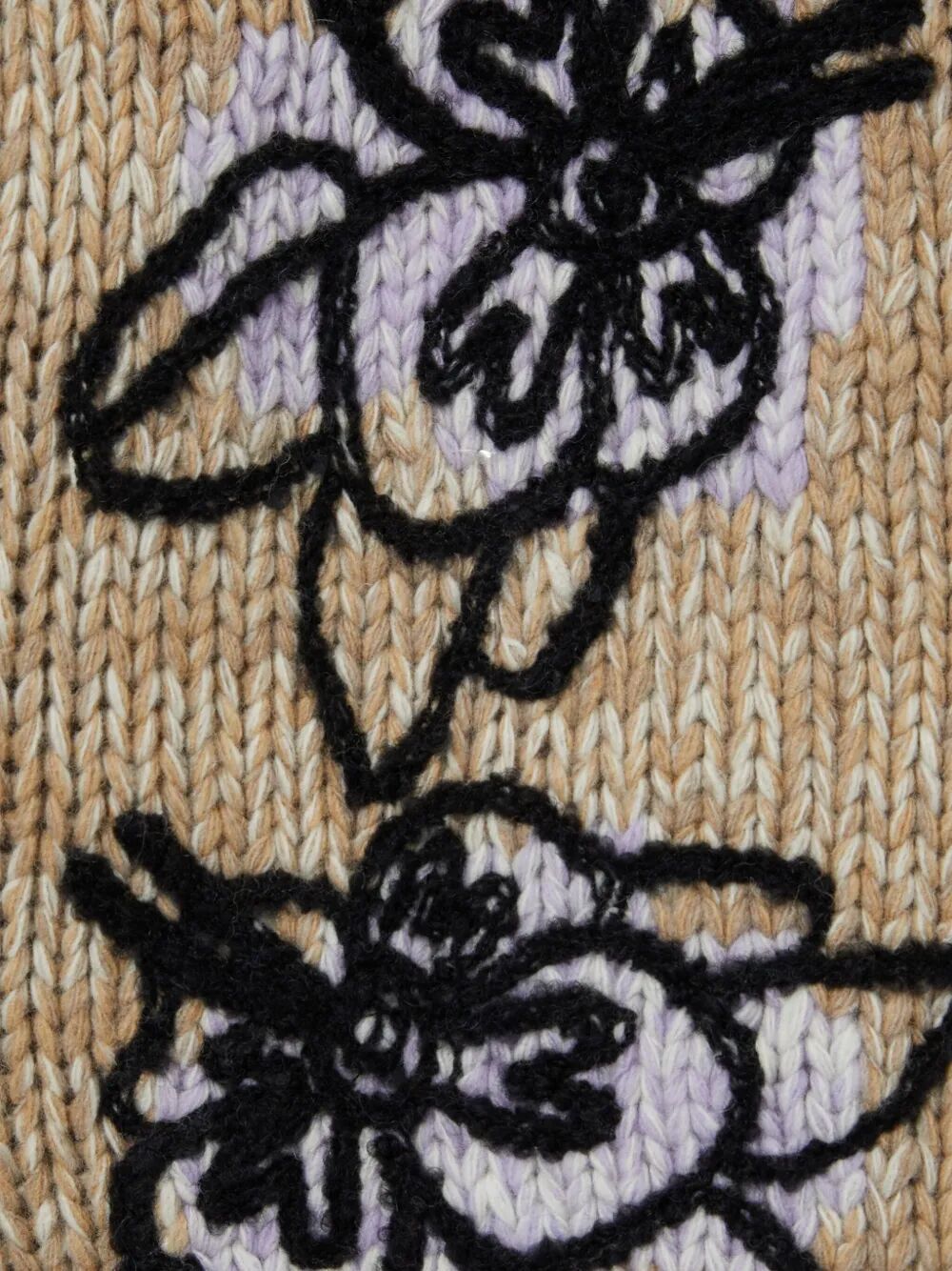 La Doublej Floral-embroidered Cardigan In Multi