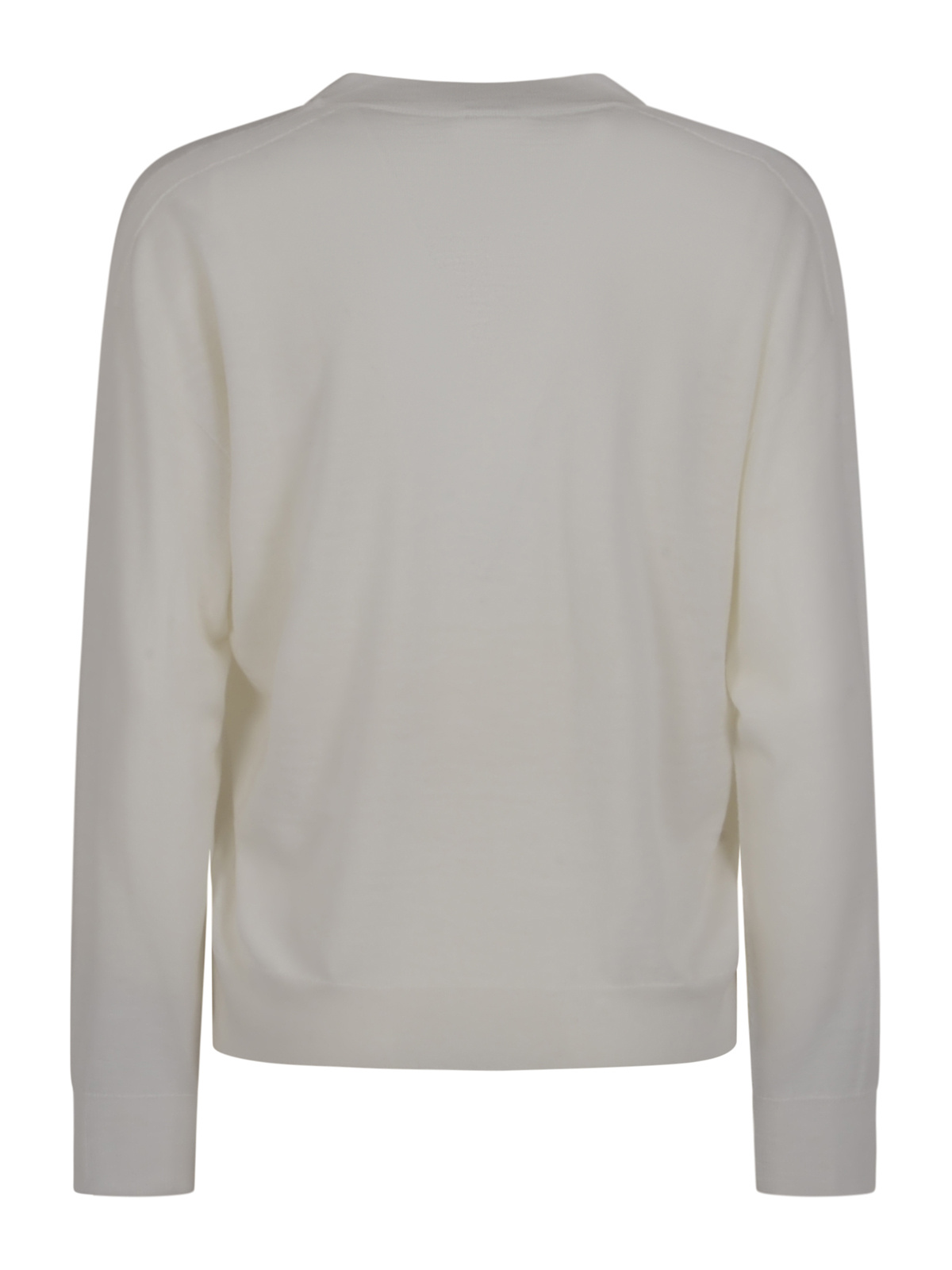 Peserico V-neck Sweater In Gray