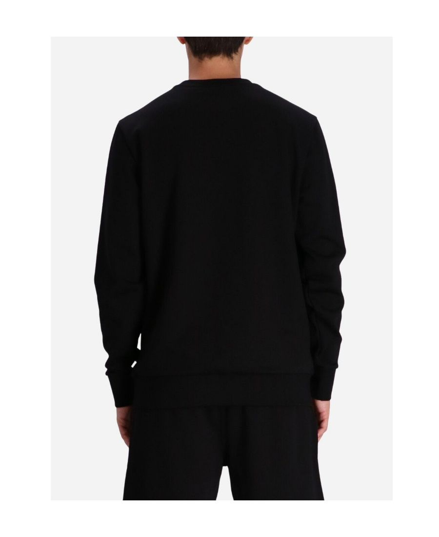 Hugo Boss Logo-print Cotton Sweatshirt In Black