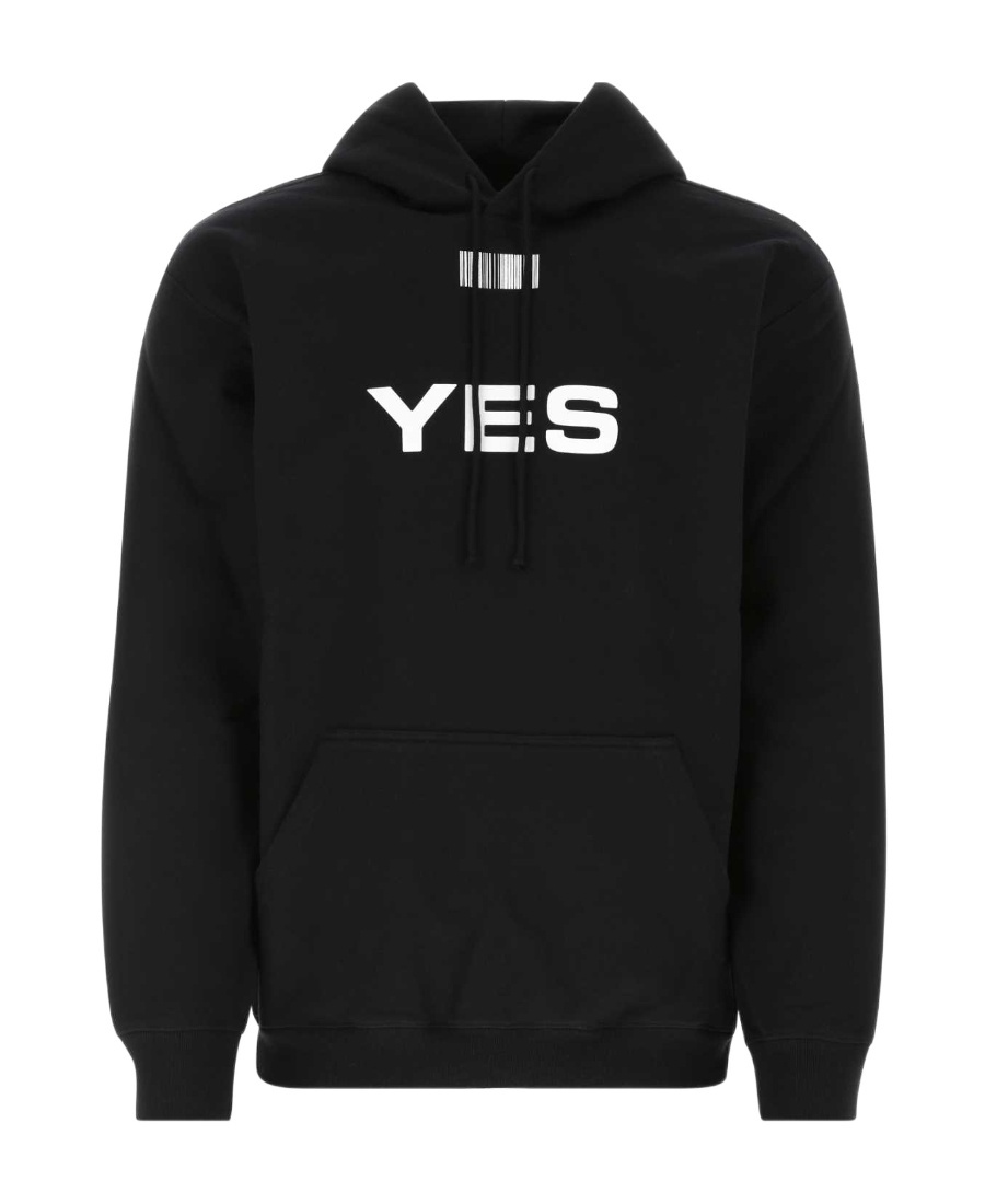 VTMNTS VTMNTS YES NO PRINTED DRAWSTRING HOODIE