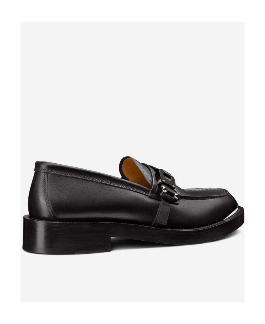 Dior Homme Evidence Buckle Detailed Loafer In Black