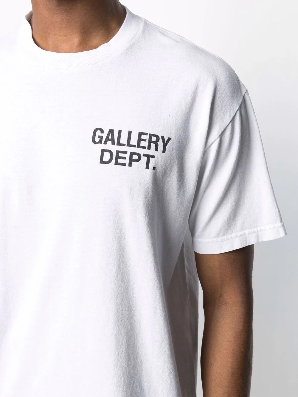 Gallery Dept. Gallery Dept Mens White French Branded-print Cotton-jersey T-shirt In White