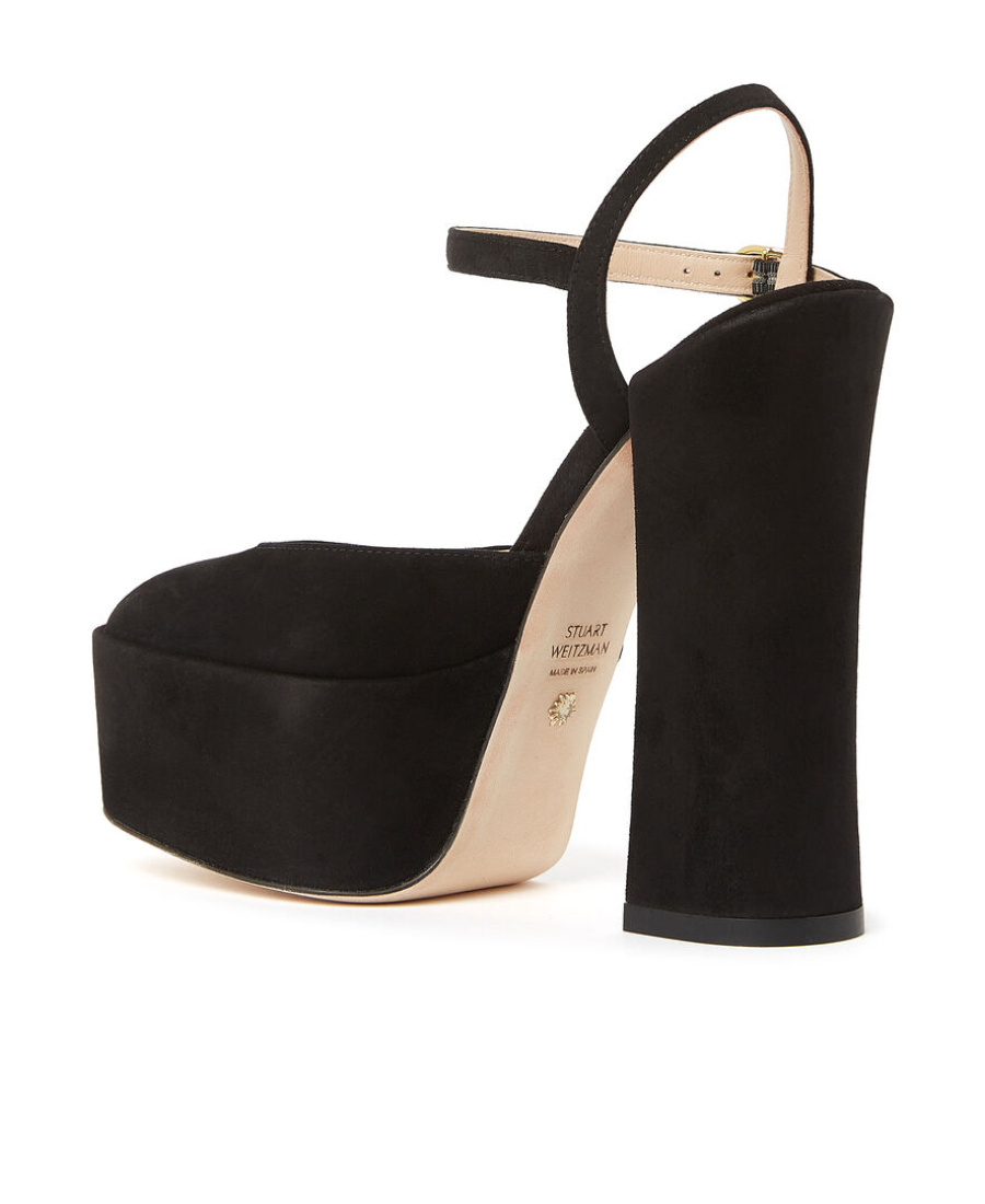 Stuart Weitzman Woman Pumps Black Size 11.5 Soft Leather In Black
