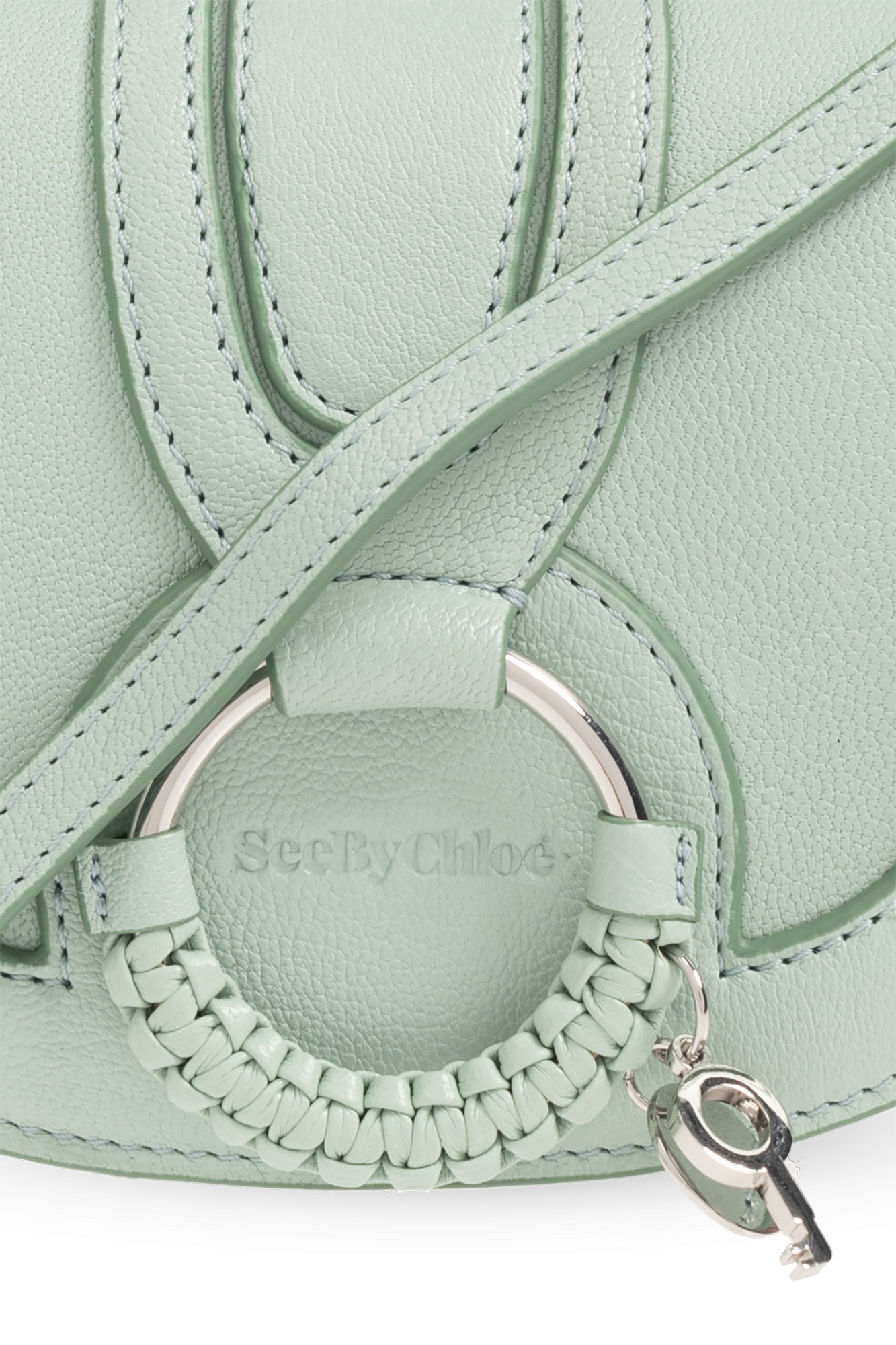 See By Chloé Logo Shoulder Bag In Gray