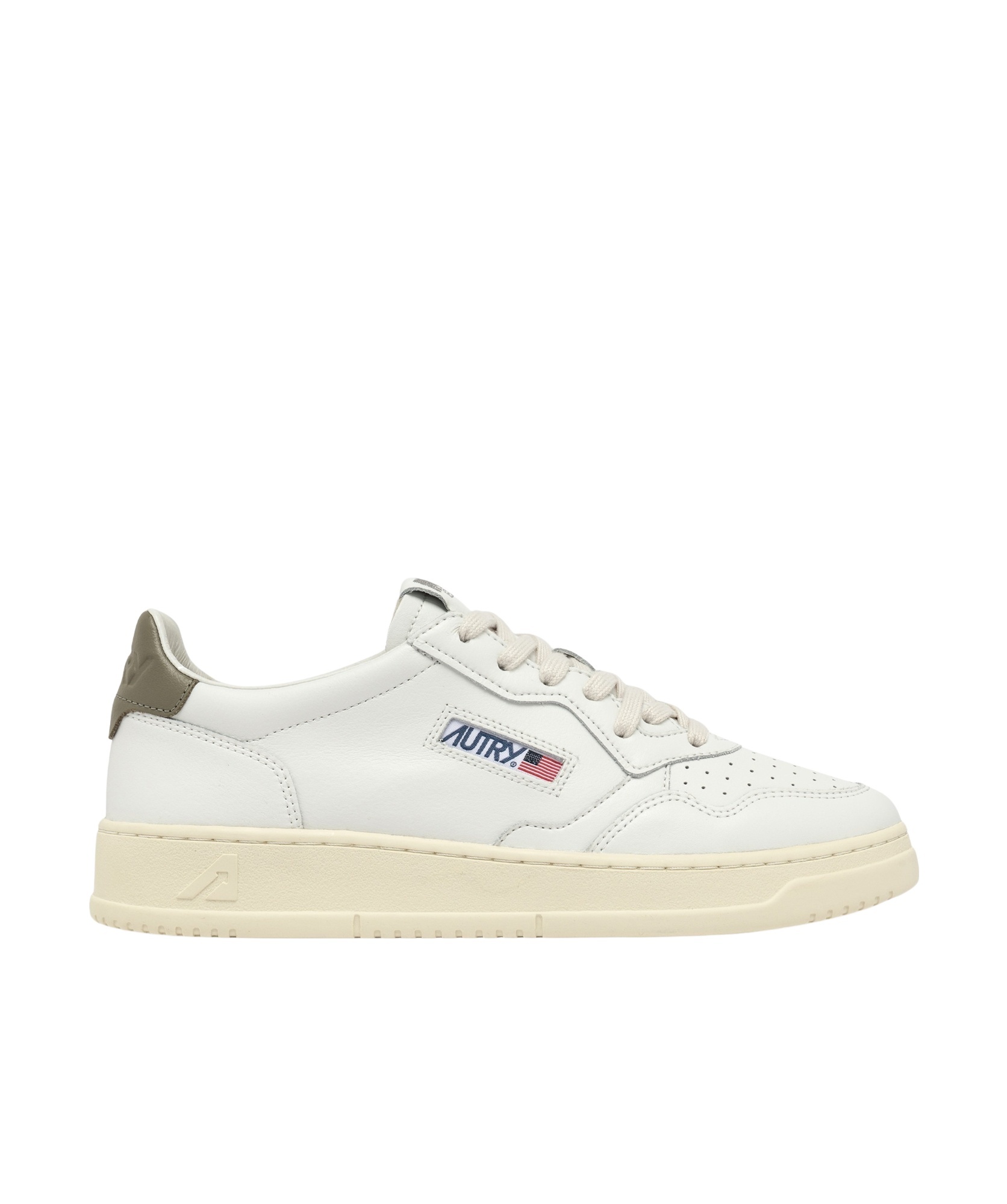 Autry Round Head Low-cut Casual Shoes In White