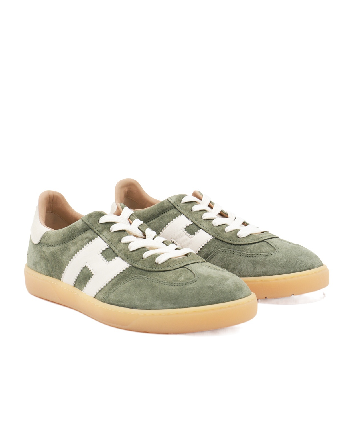 Hogan Cool Low-top Suede Sneakers In Nude