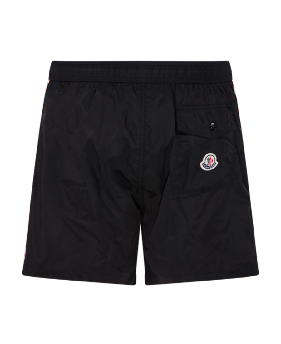 Moncler Drawstring Swimsuit In Black