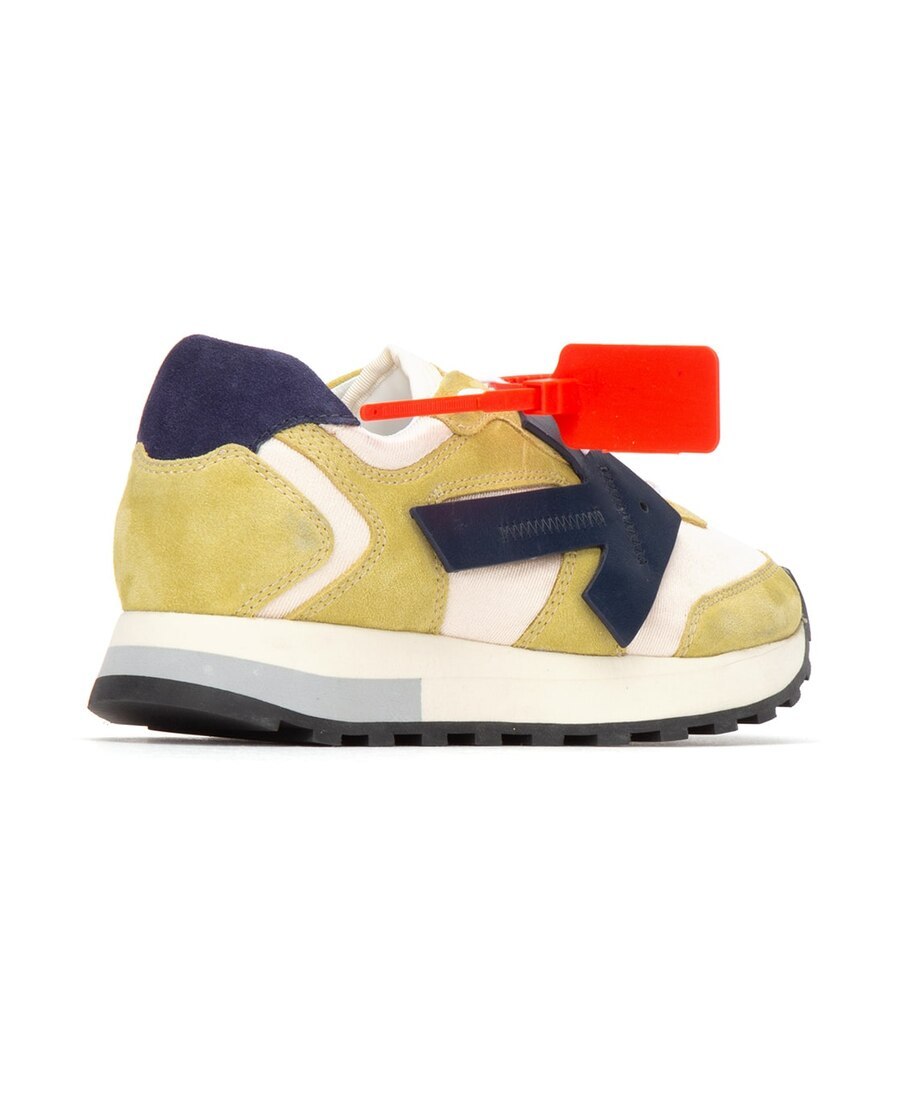 Off-white Runner Leisure Sports Shoes In Multicolor