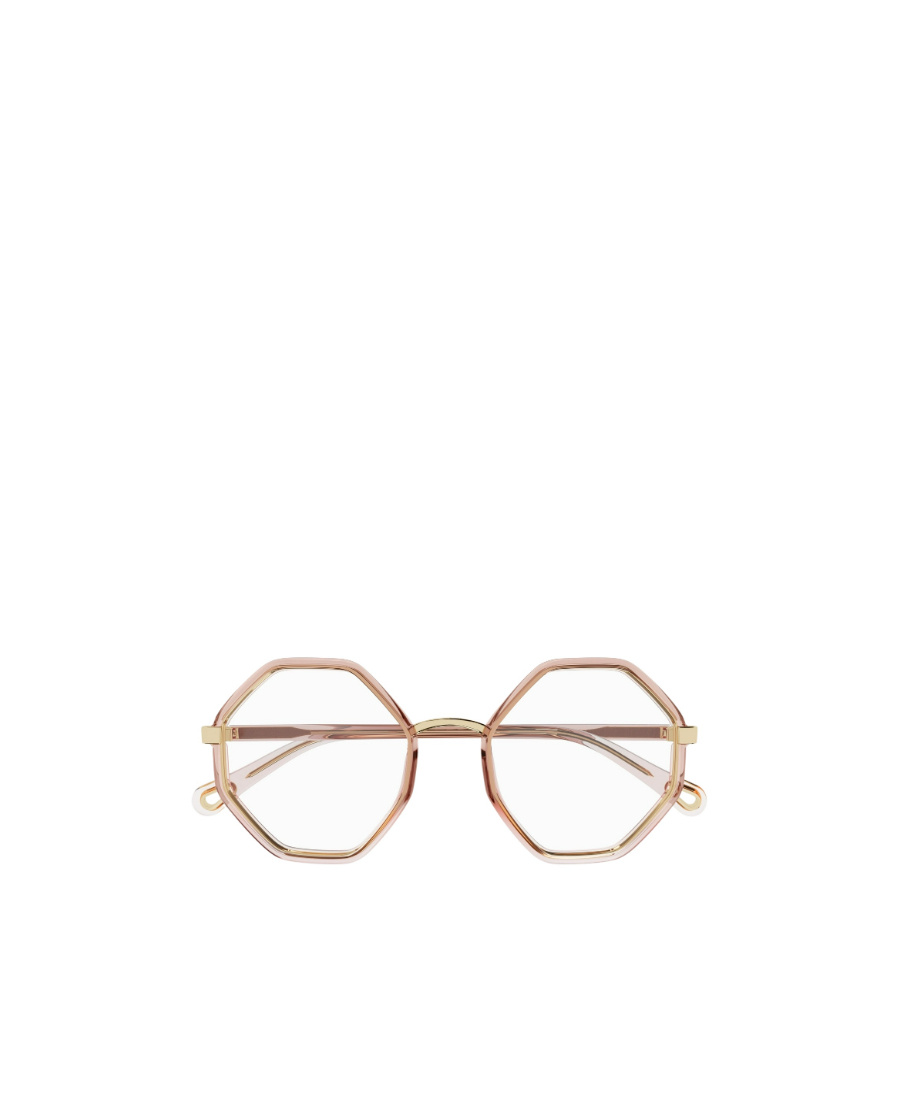 Chloé Eyewear Hexagonal-frame Glasses In White