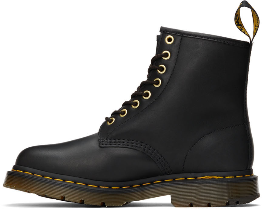 Dr. Martens 1460 Smooth Leather Boots In Black