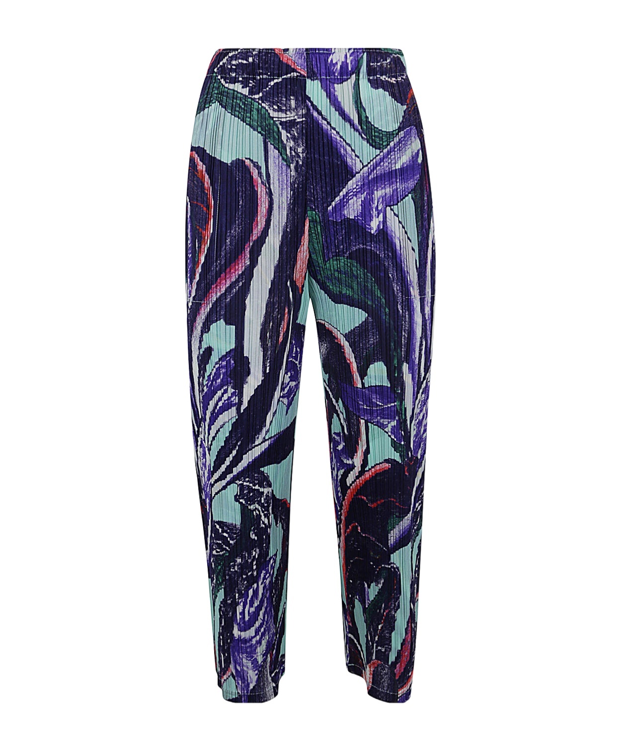 Issey Miyake Pleats Please  Tardivo Pants Clothing In Multicolor