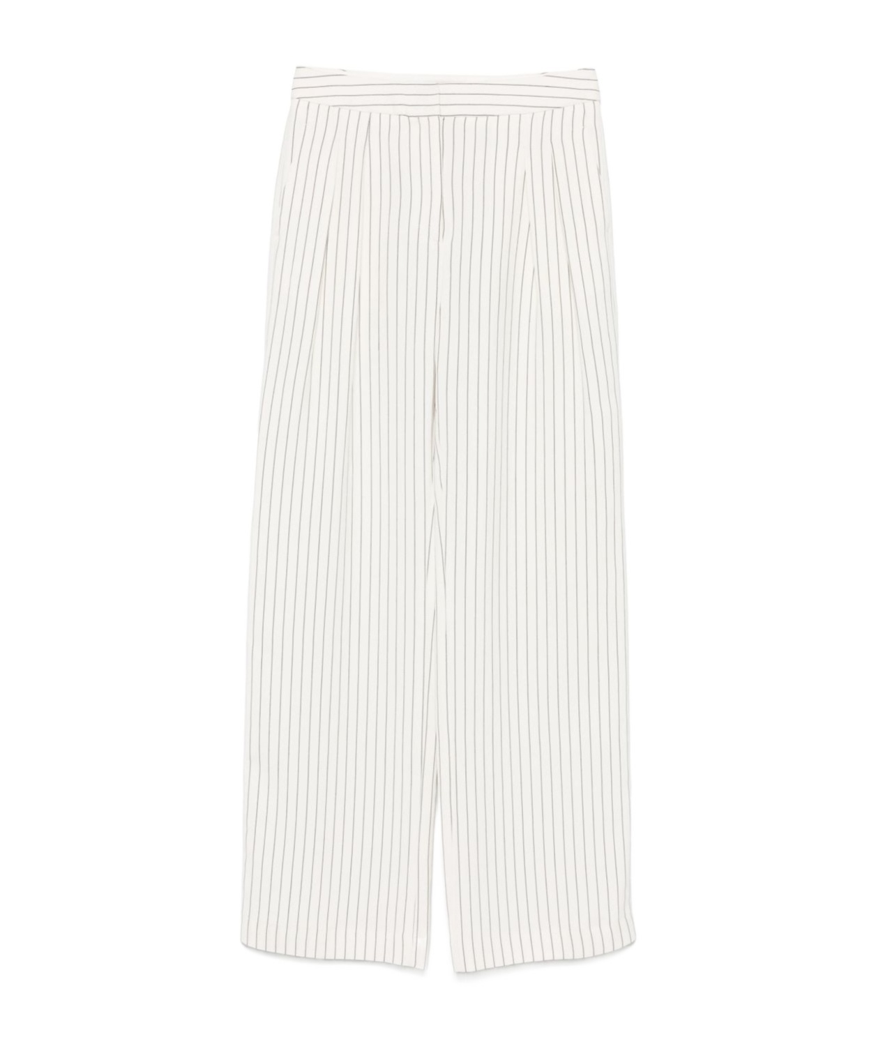 Loulou Studio Ecru Ayla Tailored Trousers In White