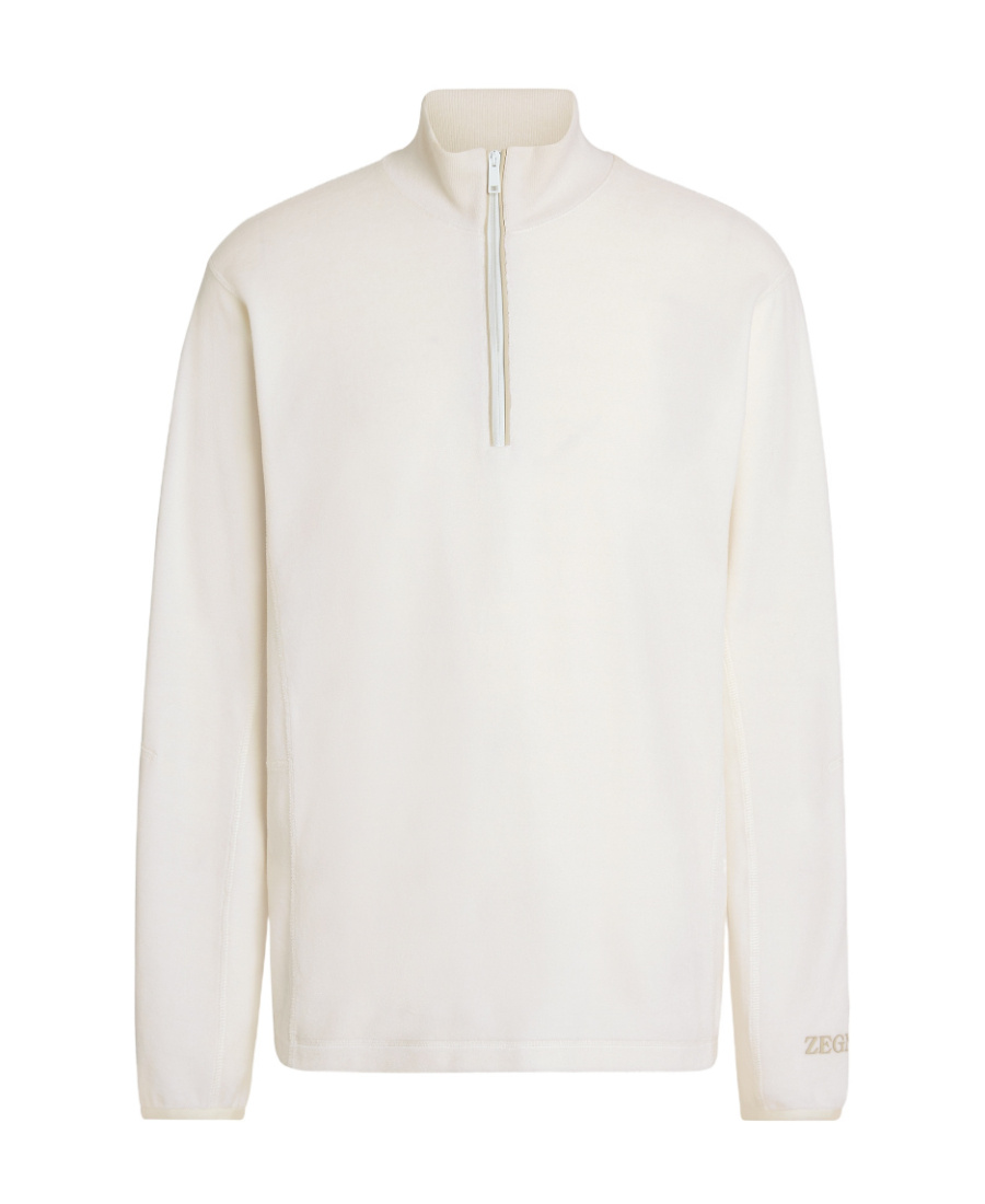 Shop Zegna Cashco Cashmere Sweater In White