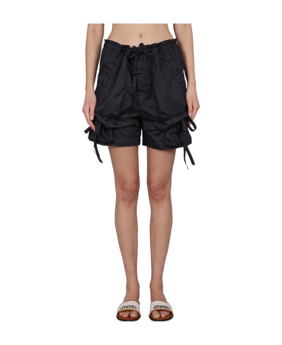 Isabel Marant Drawstring-detail Shorts In Black