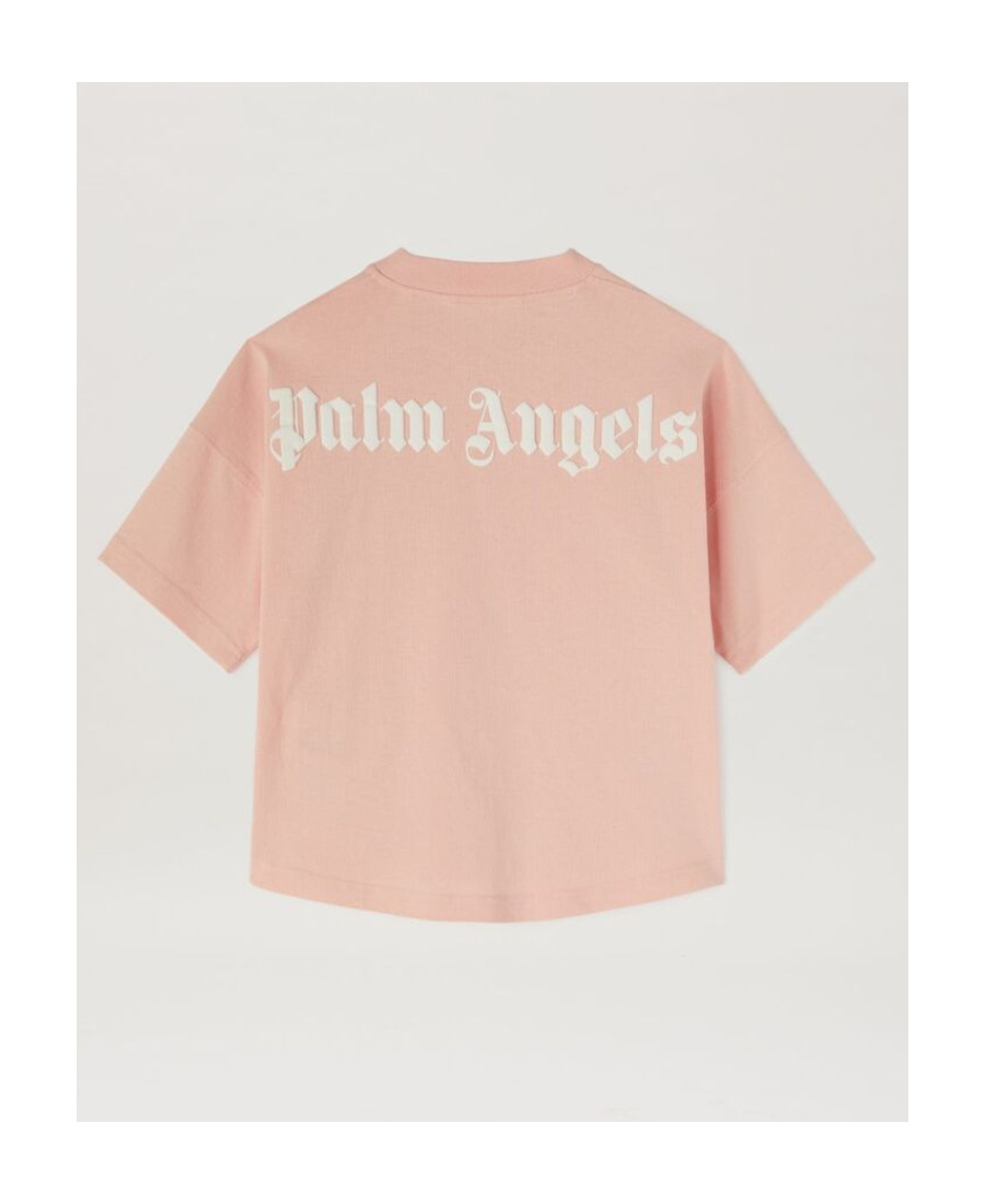 Palm Angels Oversized Logo-print T-shirt In Nude