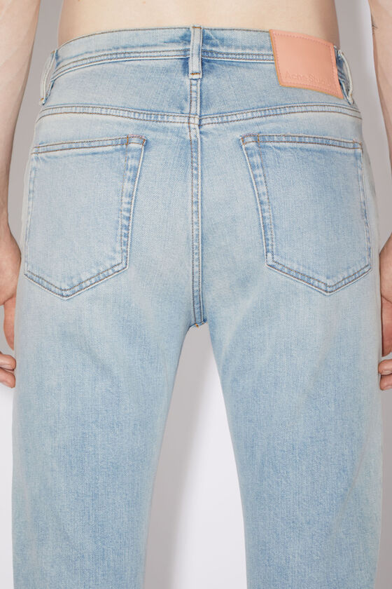 Acne Studios Cropped Slim-fit Jeans In Blue