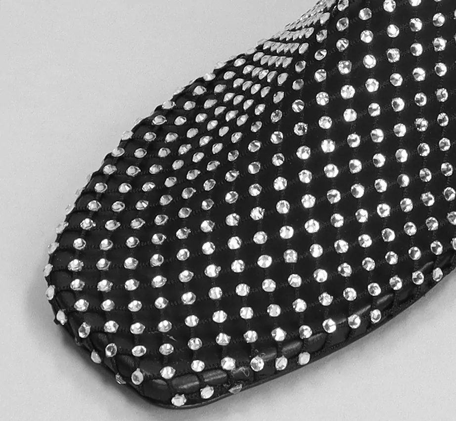 Christopher Esber Mesh Ballerina Flats With Micro Crystals Women