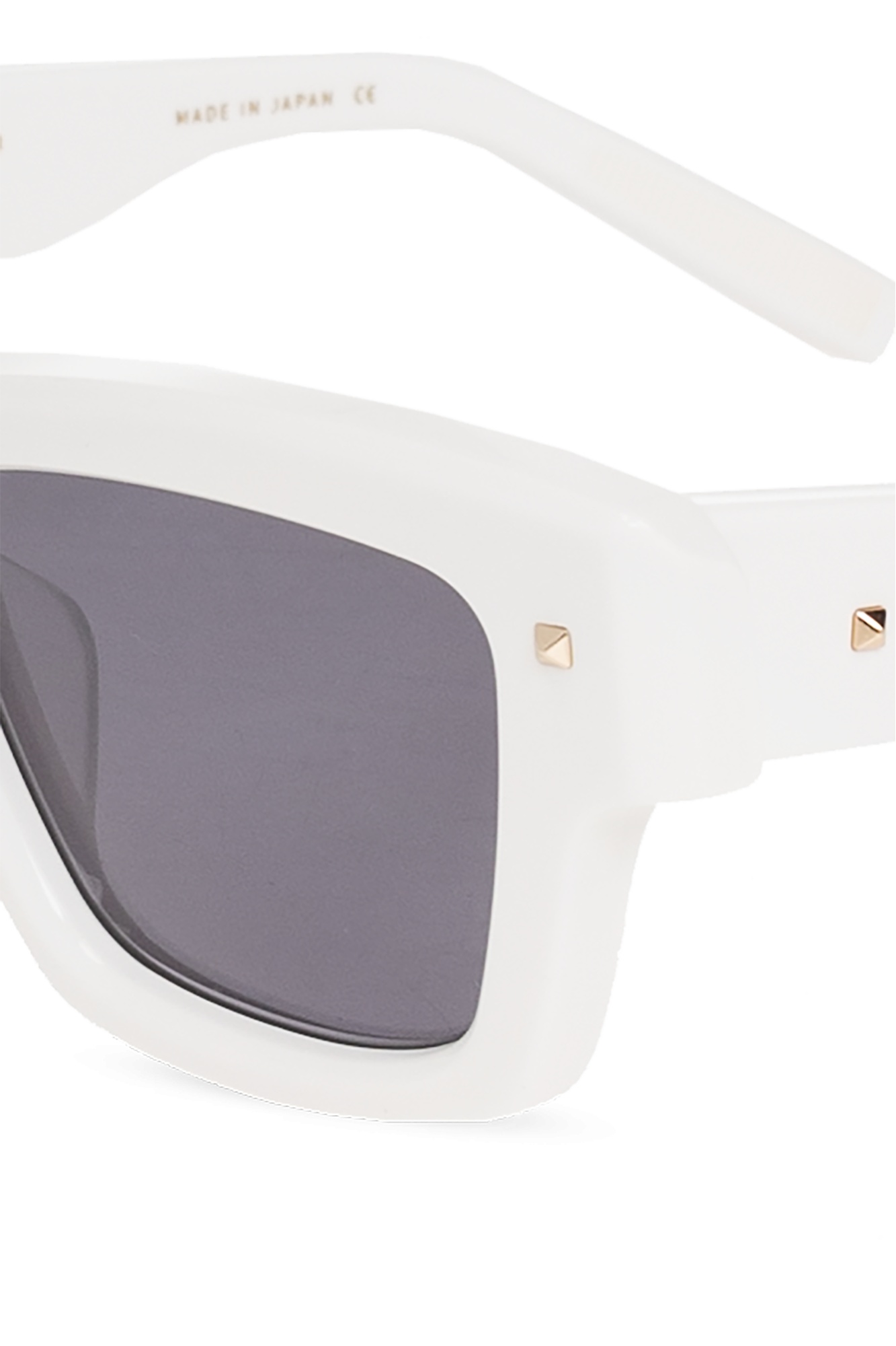 Valentino Logo Sunglasses In Gray