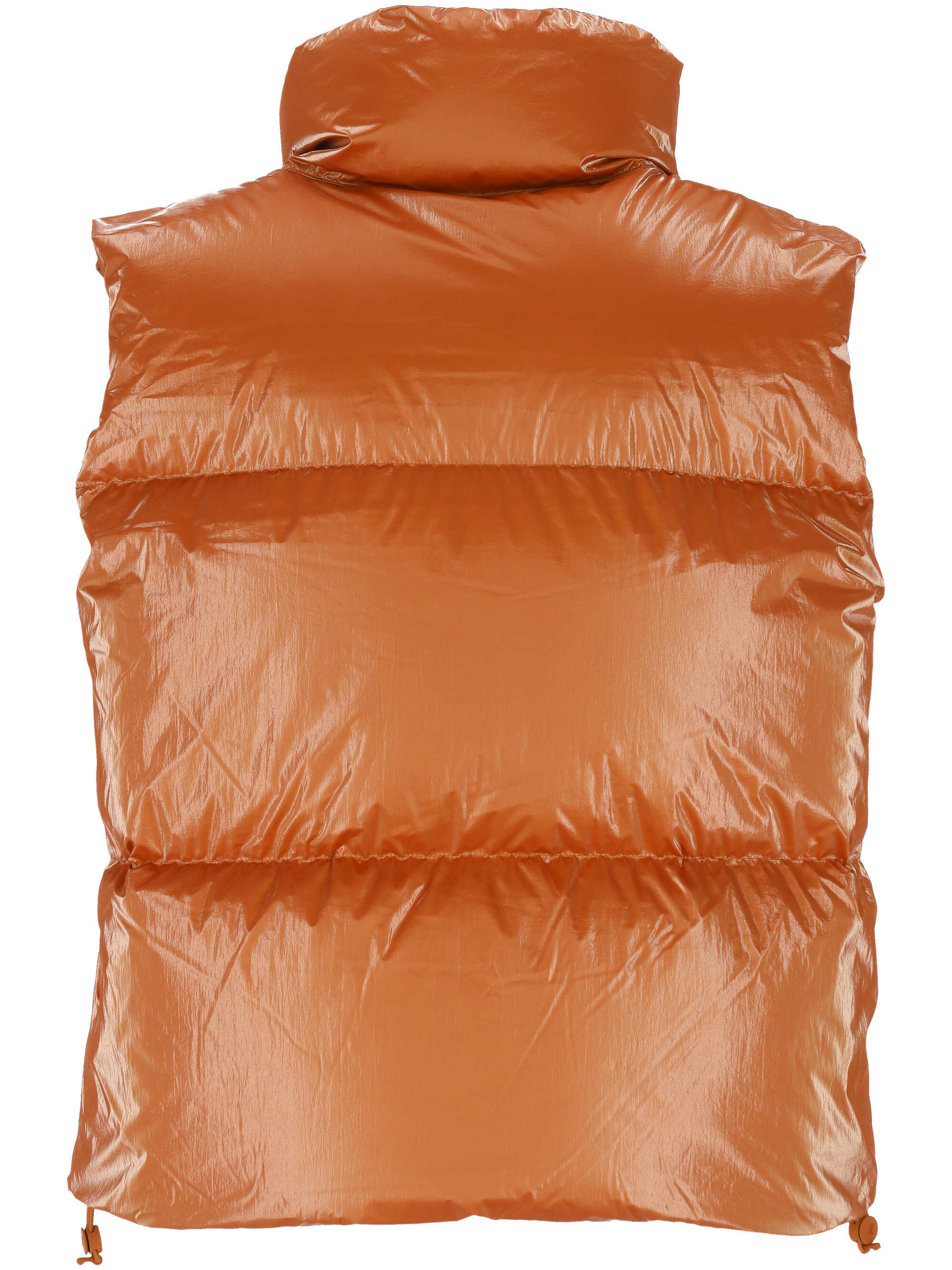 K-way Sleeveless Down Jacket In Brown
