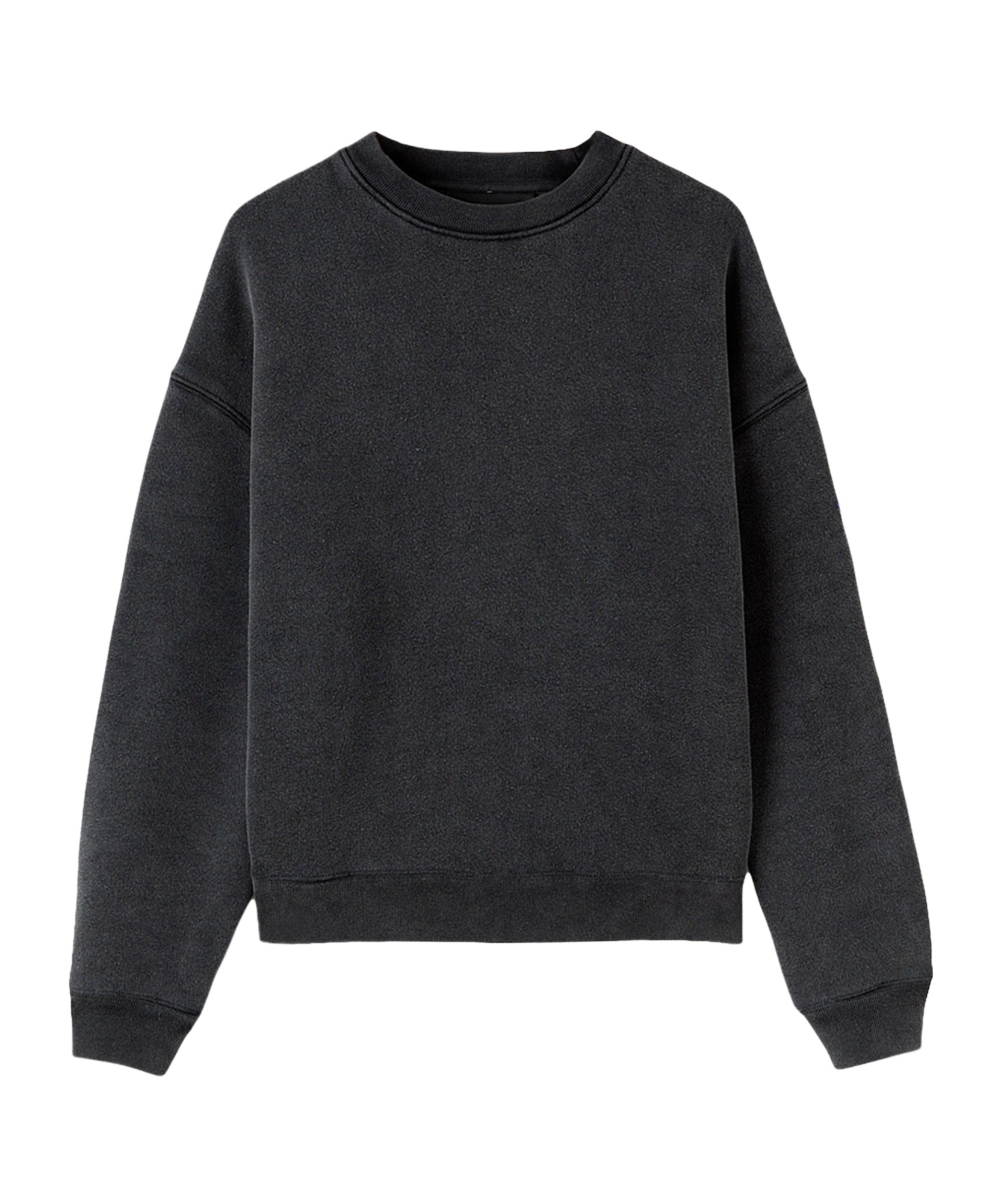 Axel Arigato Anthracite Grey Typo-embroidered Jersey Sweatshirt In Black
