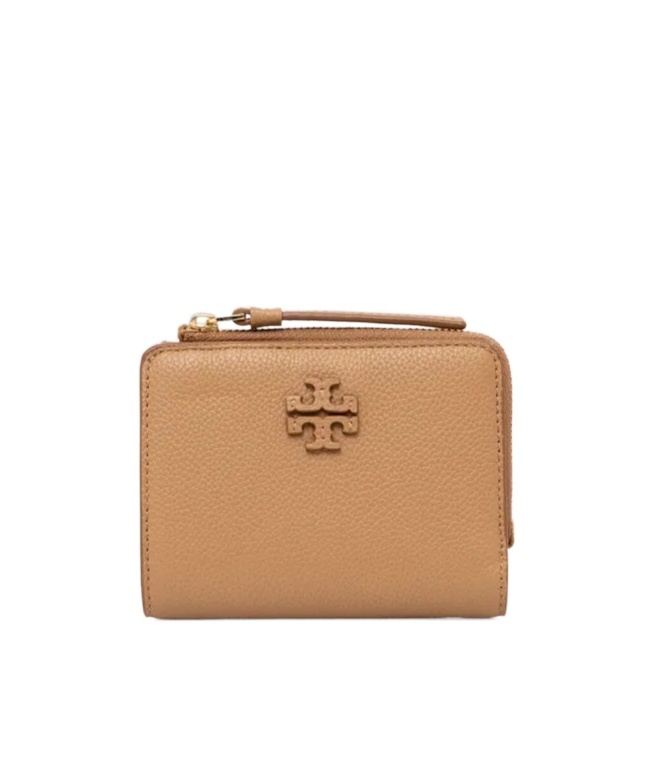 TORY BURCH LOGO-PATCH LEATHER WALLET