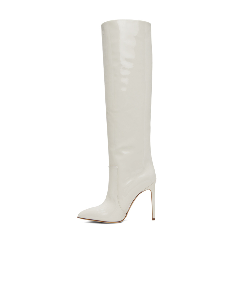 Paris Texas Pointed Boots In White