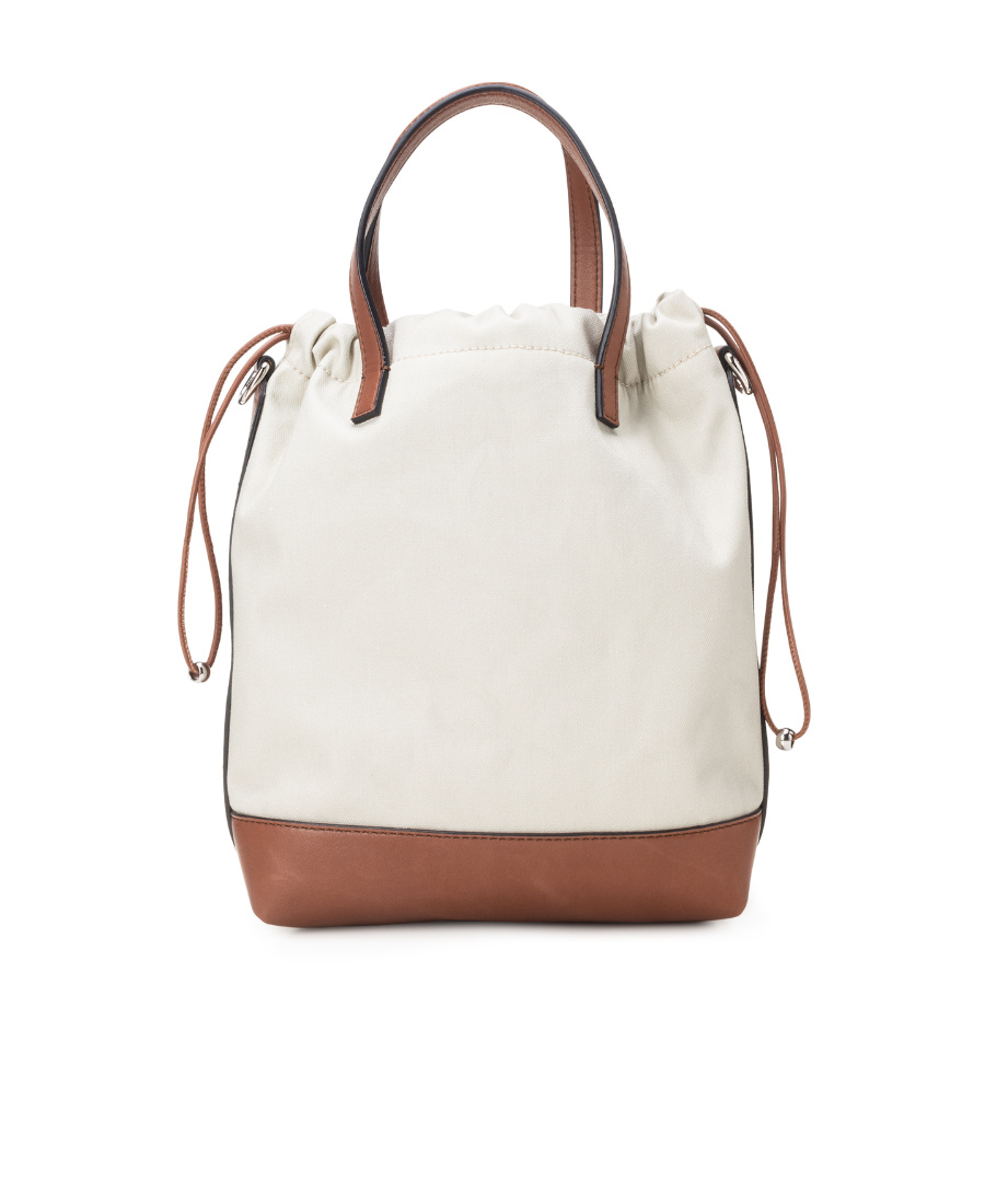 Etro Logo-print Bucket Bag In White