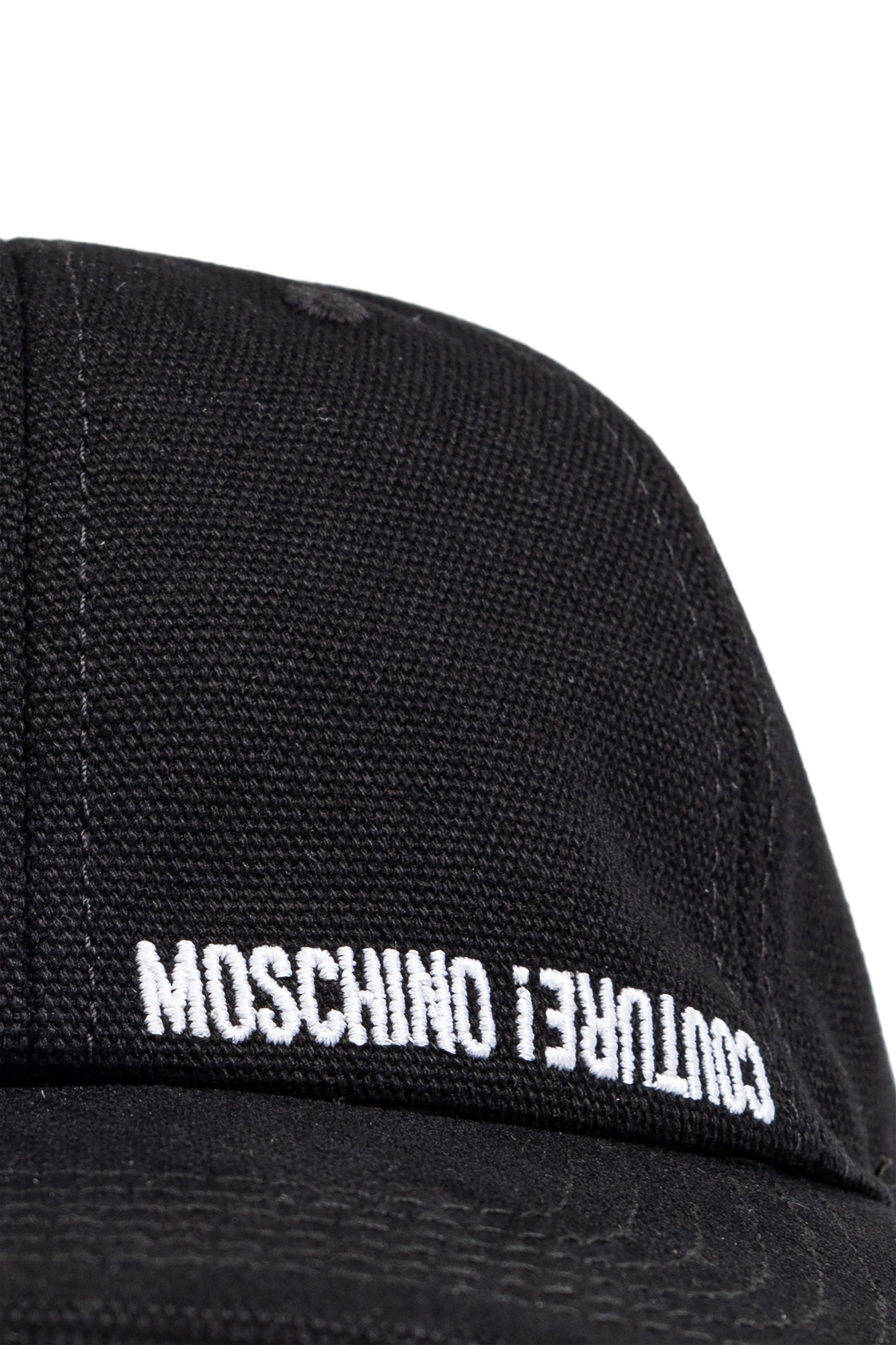 Moschino Couture Baseball Cap In Black