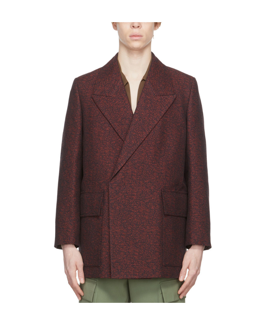 Jil Sander Ssense Exclusive Red Cotton Coat In Red
